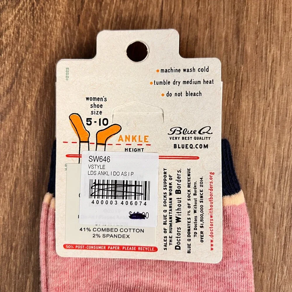Blue Q Cat Do As I Please Women's Novelty Socks